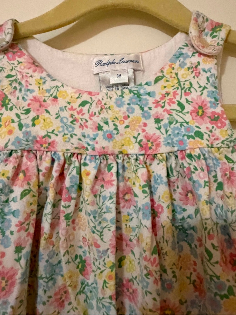 Ralph Lauren’s Floral Sleeper Footed Romper - Picture 2 of 3